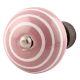 Lavender Striped Ceramic Wine Stopper